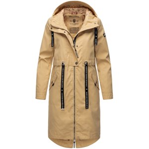 Dámský kabát s kapucí Josinaa Navahoo - BEIGE Velikost: M