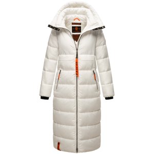 Dámská dlouhá bunda/kabát Kristallblume Navahoo - OFFWHITE Velikost: XL