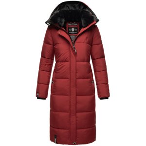 Dámská zimní dlouhá bunda Reliziaa Marikoo - DARK RED Velikost: L