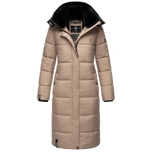 Dámská zimní dlouhá bunda Reliziaa Marikoo - TAUPE Velikost: XL