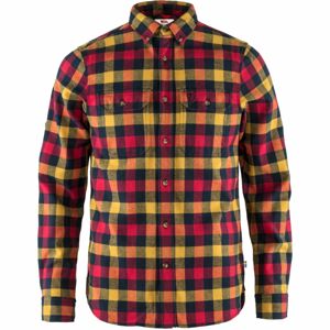 Pánská košile dlouhý rukáv FJÄLLRÄVEN Skog Shirt M, True Red (vzorek) velikost: L
