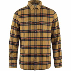FJÄLLRÄVEN Övik Heavy Flannel Shirt M, Buckwheat Brown/Autumn Leaf (vzorek) velikost: M
