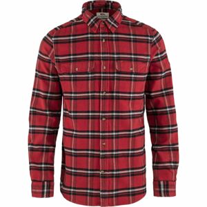 FJÄLLRÄVEN Övik Heavy Flannel Shirt M, Red Oak/Fog (vzorek) velikost: M