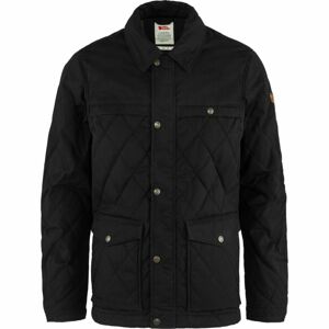 FJÄLLRÄVEN Övik Wool Padded Jacket M, Black velikost: L