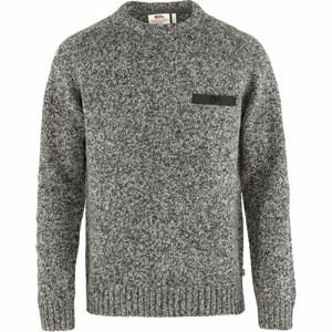 Pánský svetr FJÄLLRÄVEN Lada Round-neck Sweater M, Grey (vzorek) velikost: M