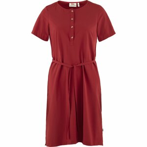 FJÄLLRÄVEN Övik Lite Dress, Pomegranate Red velikost: S