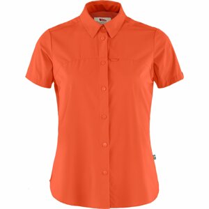 FJÄLLRÄVEN High Coast Lite Shirt SS W, Rowan Red velikost: S