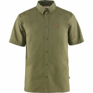 FJÄLLRÄVEN Övik Lite Shirt SS M, Green velikost: L