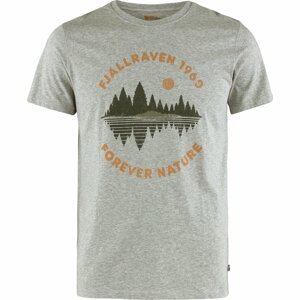 FJÄLLRÄVEN Forest Mirror T-shirt M, Grey velikost: L