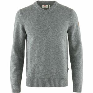 FJÄLLRÄVEN Övik V-neck Sweater M, Grey velikost: L