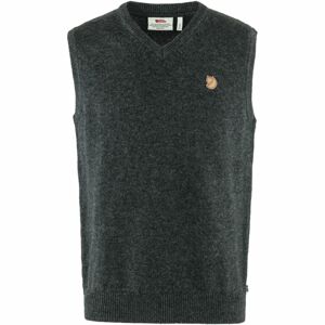 FJÄLLRÄVEN Övik Wool Vest M, Dark Grey velikost: L