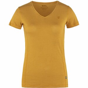 FJÄLLRÄVEN Abisko Cool T-shirt W, Mustard Yellow velikost: S