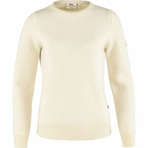 Dámský svetr FJÄLLRÄVEN Övik Structure Sweater W, Chalk White (vzorek) velikost: S