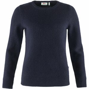 Dámský svetr FJÄLLRÄVEN Övik Structure Sweater W, Navy (vzorek) velikost: S