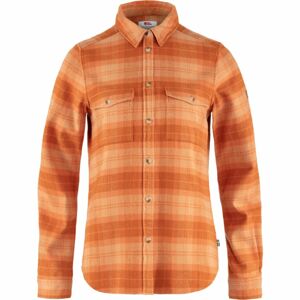FJÄLLRÄVEN Övik Heavy Flannel Shirt W, Desert Brown velikost: S