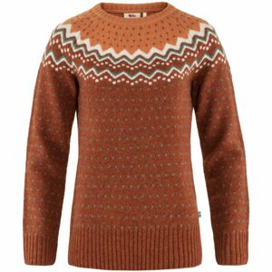 FJÄLLRÄVEN Övik Knit Sweater W, Autumn Leaf/Desert Brown velikost: S