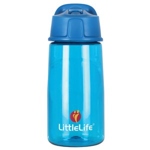 láhev LittleLife Flip-Top Water Bottle - Blue, 550 ml