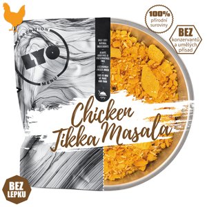 Hlavní jídlo LYOfood Kuřecí Tikka Masala; velká porce - 128 g