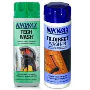 NIKWAX sada prací prostředek Tech Wash a impregnace TX.Direct Wash-In (300 + 300 ml)
