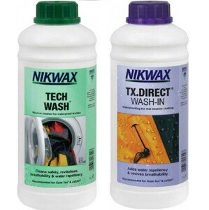 NIKWAX sada prací prostředek Tech Wash a impregnace TX.Direct Wash-In (1000 + 1000 ml)