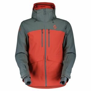 SCOTT Jacket M's Ultimate Dryo, Grey Green/Magma Red (vzorek) velikost: M