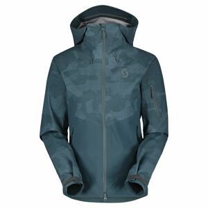 SCOTT Jacket W's Explorair 3L, Aruba Green Print (vzorek) velikost: M
