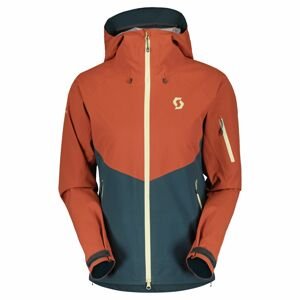 SCOTT Jacket W's Explorair 3L, Earth Red/Aruba Green (vzorek) velikost: M