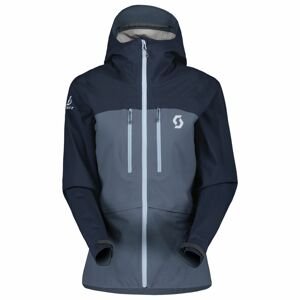 SCOTT Jacket W's Explorair DryoSpun 3L, Dark Blue/Metal Blue (vzorek) velikost: M