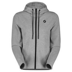 SCOTT Hoody W's Tech Zip (BD), Grey melange (vzorek) velikost: M