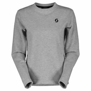 SCOTT Crewneck W's Tech, Grey Melange (vzorek) velikost: M