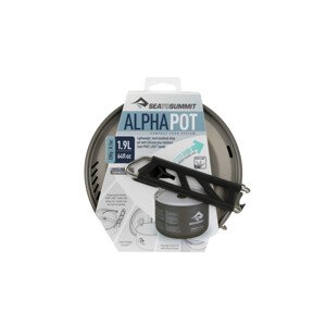 Hrnec Sea to Summit Alpha Pot velikost: 1,9 litrů, barva: šedá