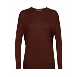 dámský merino svetr ICEBREAKER Wmns Nova Sweater Sweatshirt, Espresso (vzorek) velikost: S