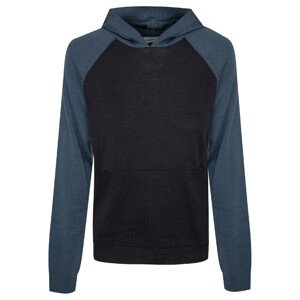 dámský merino svetr ICEBREAKER Wmns Utility Explore Hooded Pullover Sweater, Midnight HTHR/Serene HTHR (vzorek) velikost: S