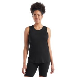 Dámské merino tílko ICEBREAKER Wmns Sphere II Tank, Black velikost: L