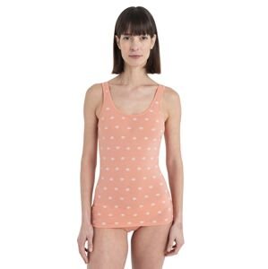 Dámské merino tílko ICEBREAKER Wmns Merino Siren Tank Shine AOP, Glow/Aop velikost: XS