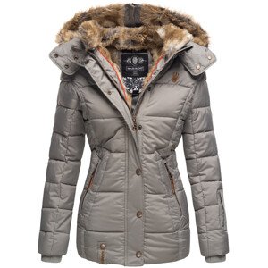 Dámská zimní bunda s kapucí NEKOO Marikoo - GREY Velikost: M