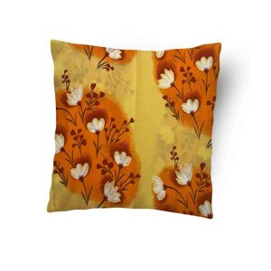 Top textil Povlak na polštářek Oranžové květy 40x50 cm - II. jakost