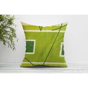 Top textil Povlak na polštářek Zelené pruhy 40x50 cm - II. jakost