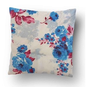Top textil Povlak na polštářek Květy modré 40x40 cm (15)