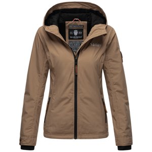Dámská outdoorová bunda s kapucí Brombeere Marikoo - TAUPE Velikost: L