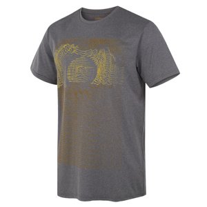 Husky Pánské funkční triko Tash M black Velikost: M pánské tričko s krátkým rukávem