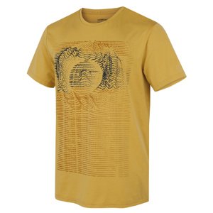 Husky Pánské funkční triko Tash M yellow Velikost: M pánské tričko s krátkým rukávem