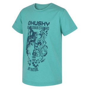 Husky Dětské funkční triko Tash K turquoise Velikost: 122-128 dětské triko