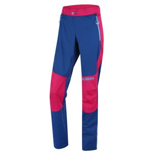 Husky Dámské softshellové kalhoty Kala L pink/blue Velikost: XL dámské kalhoty