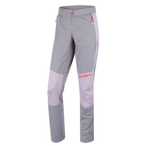 Husky Dámské softshellové kalhoty Kala L purple/grey Velikost: XL dámské kalhoty