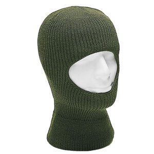 MIL-TEC® Kukla BALACLAVA pletená s jedním otvorem ZELENÁ Barva: Zelená