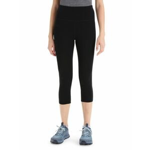 ICEBREAKER Wmns Fastray High Rise 3/4 Tights, Black velikost: L