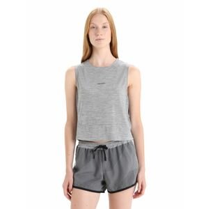 ICEBREAKER Wmns ZoneKnit Tank, Metro Heather velikost: L