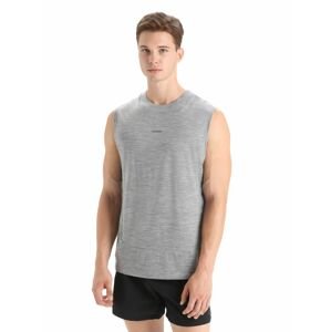 ICEBREAKER Mens ZoneKnit Tank, Metro Heather velikost: XL