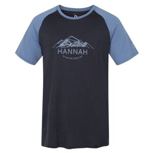 Hannah TAREGAN asphalt/blue shadow Velikost: M pánské tričko s krátkým rukávem